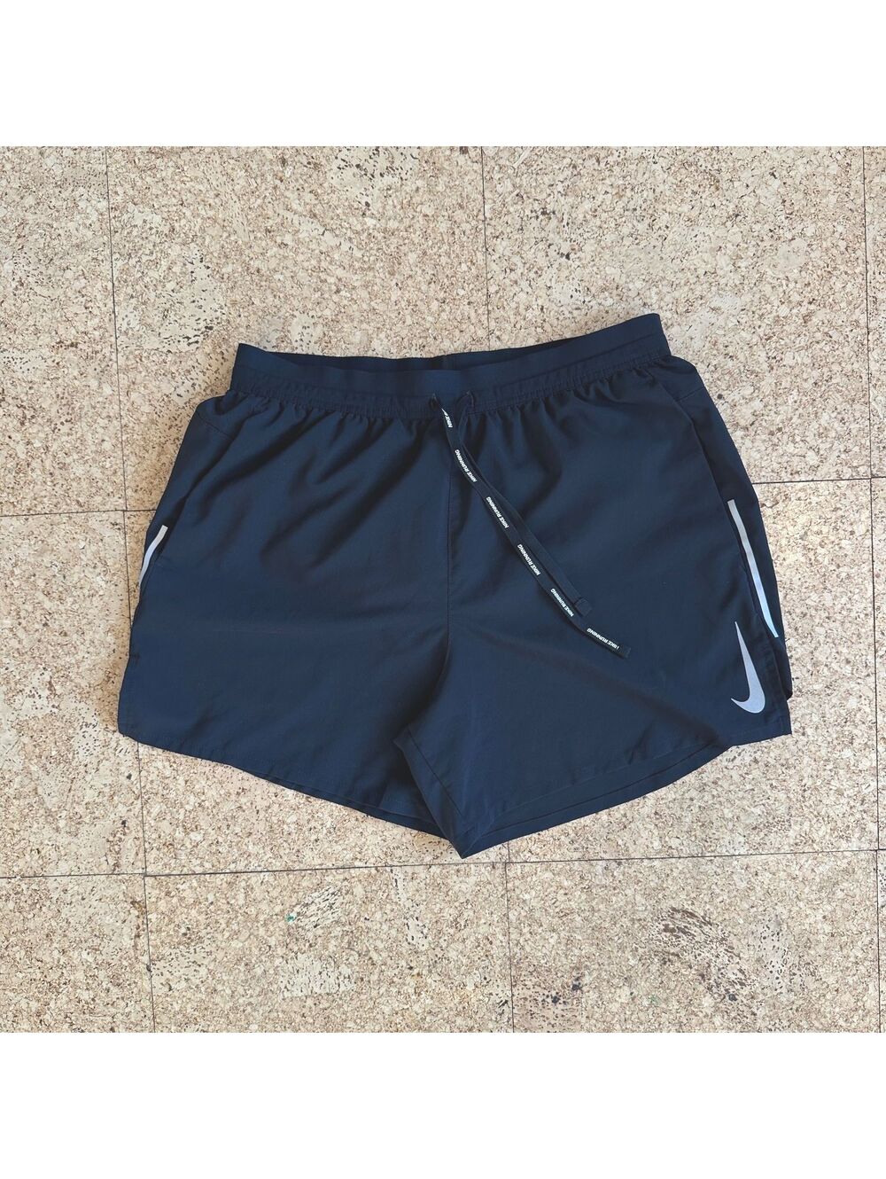 Nike Dri-FIT Flex Stride 5" Running Shorts Mens M Black Lined CT7888-010 Run Gym